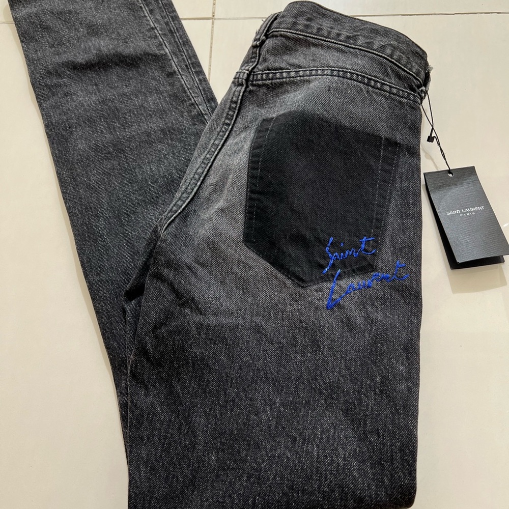 Saint Laurent Black Denim